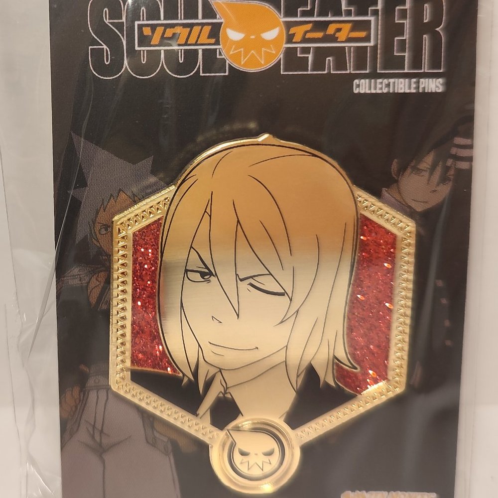 Soul Eater Spirit Albarn Golden Series Enamel Pin Official Anime Brooch